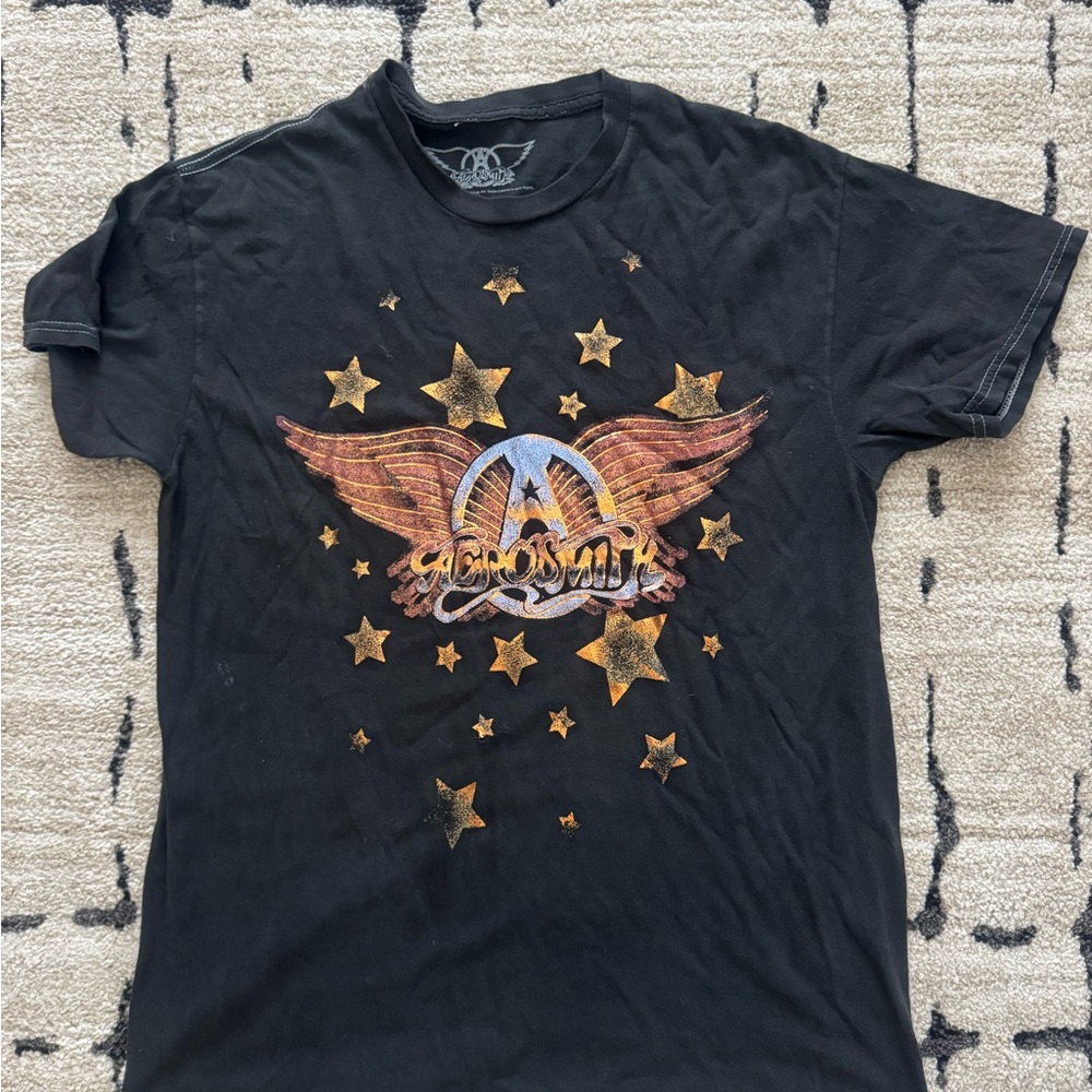 Aerosmith Black Graphic T-Shirt